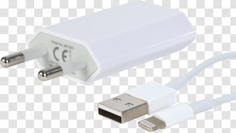 Adapter Battery Charger IPhone USB Lightning - Cable - Iphone Transparent PNG