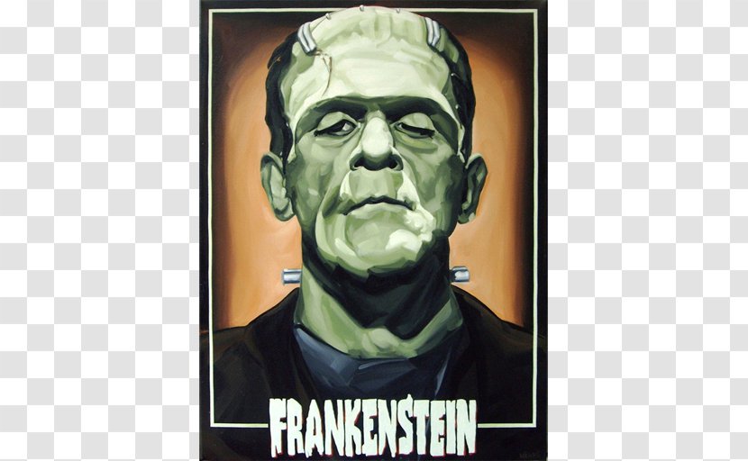 Basil Gogos Frankenstein's Monster Tattoo Flash - Art Transparent PNG