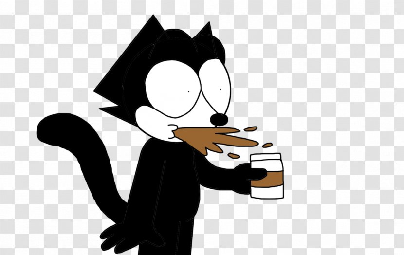 Felix The Cat Chocolate Cake Cartoon - Dog Like Mammal - Spits Transparent PNG
