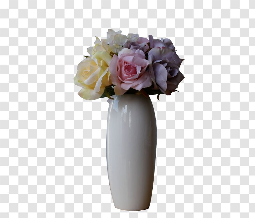 Vase Floral Design Flower Bouquet Decorative Arts - Rose Order - Decoration Transparent PNG