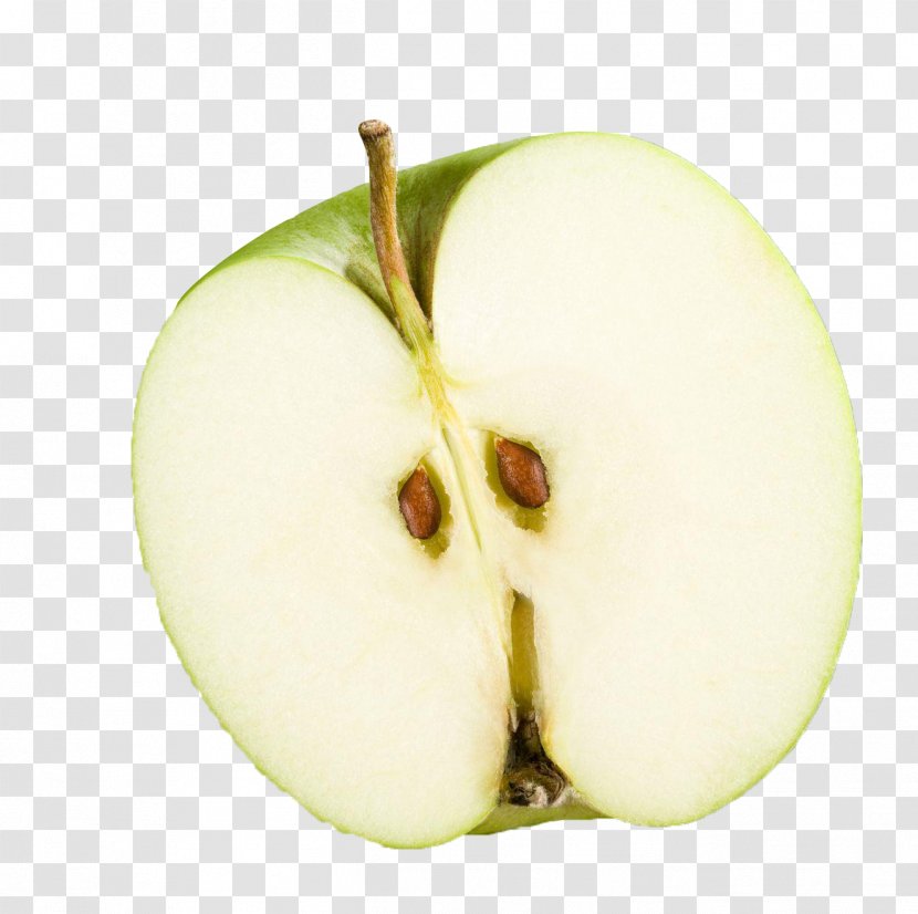 Granny Smith Apple Fruit - Auglis - Half Transparent PNG