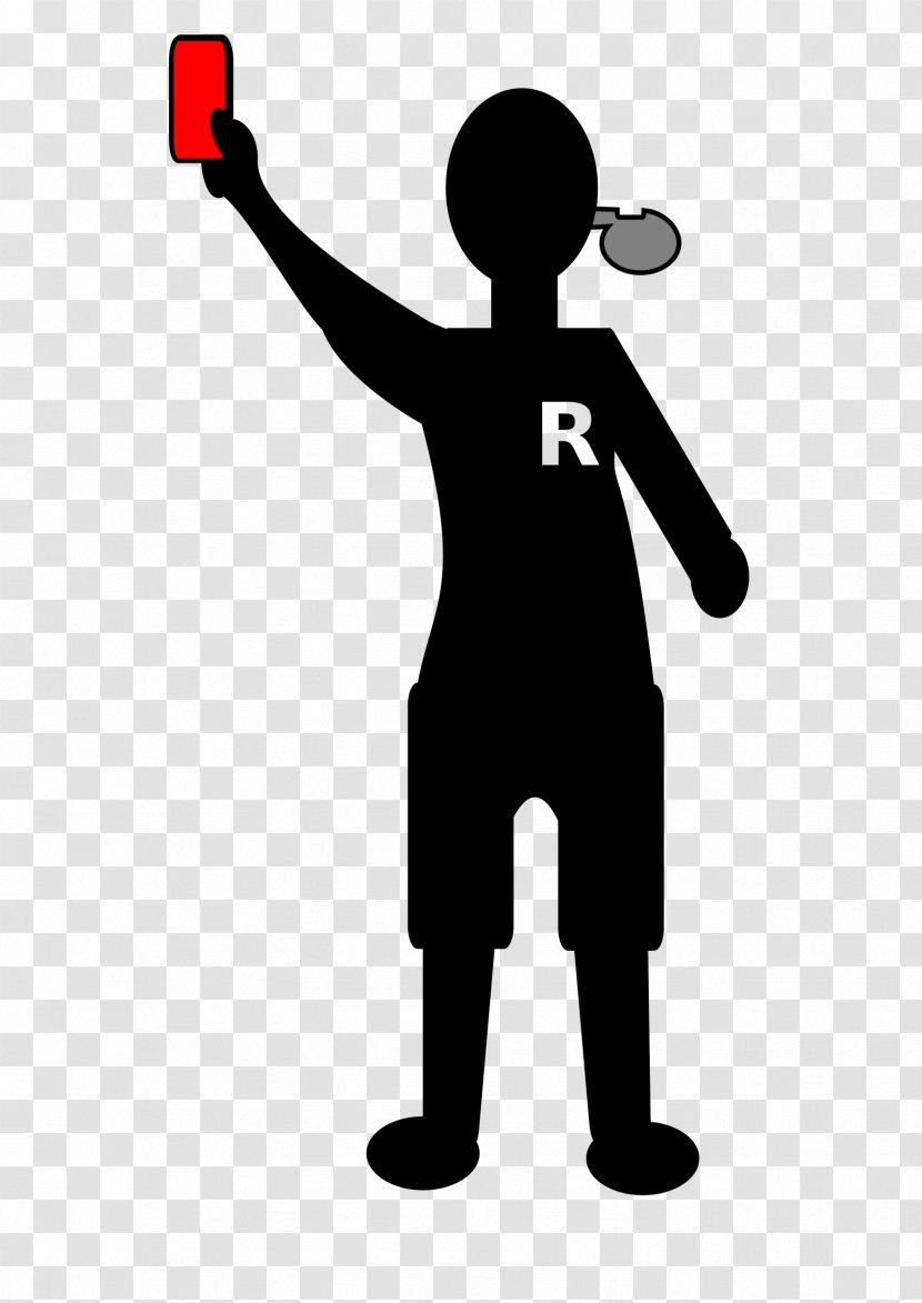 Association Football Referee Clip Art - Shoulder - Playing Soccer Silhouette Figures Material Transparent PNG