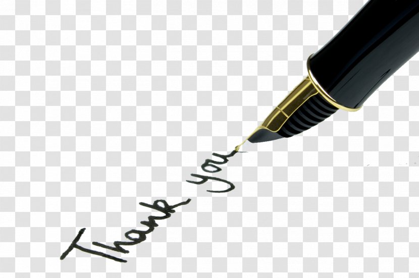 Handwriting Letter Of Thanks Business - Text - THANK,YOU Pen Transparent PNG