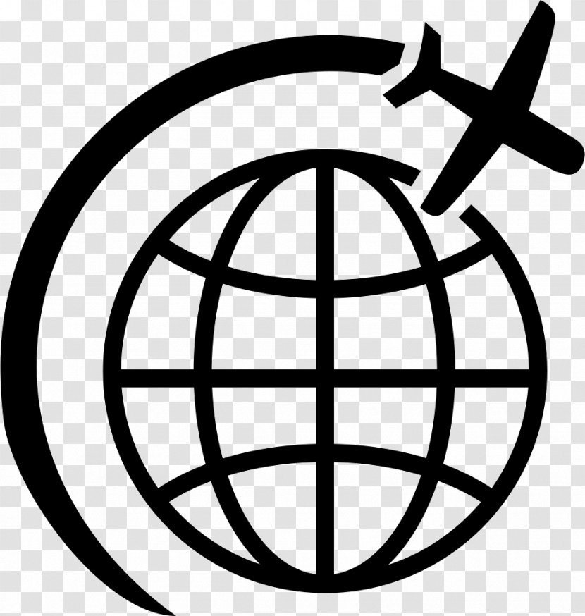 Airplane Earth Globe - Ball Transparent PNG