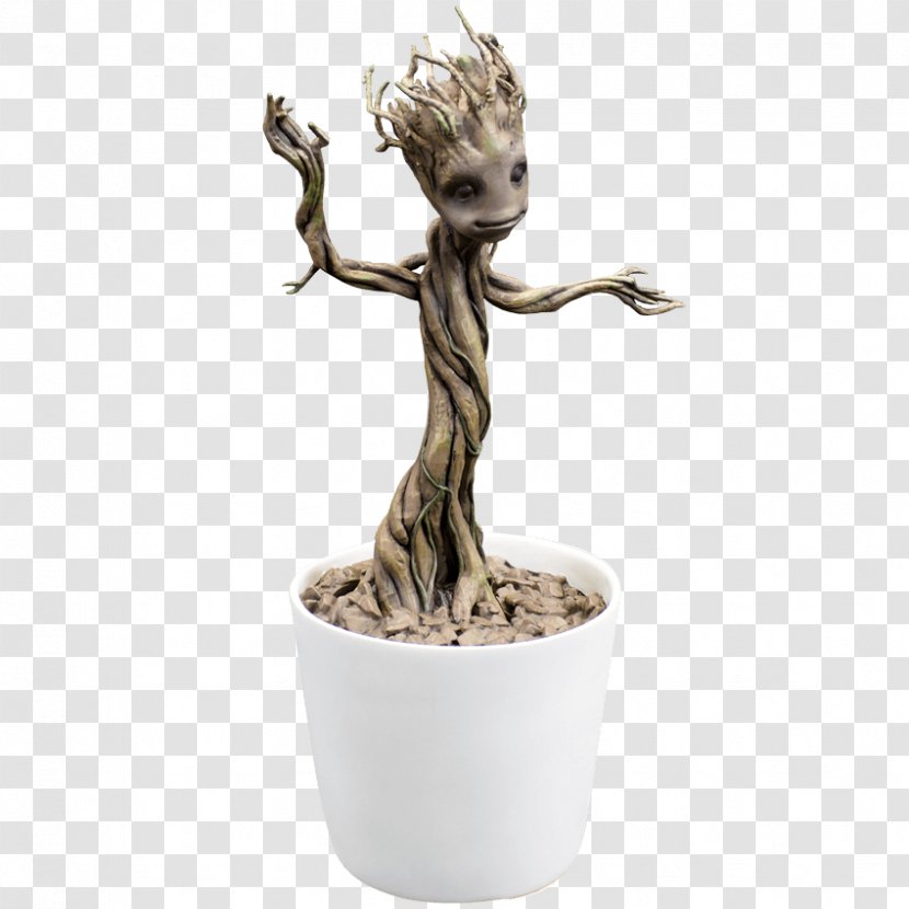 Baby Groot Statue Sculpture Action & Toy Figures - Figurine Transparent PNG