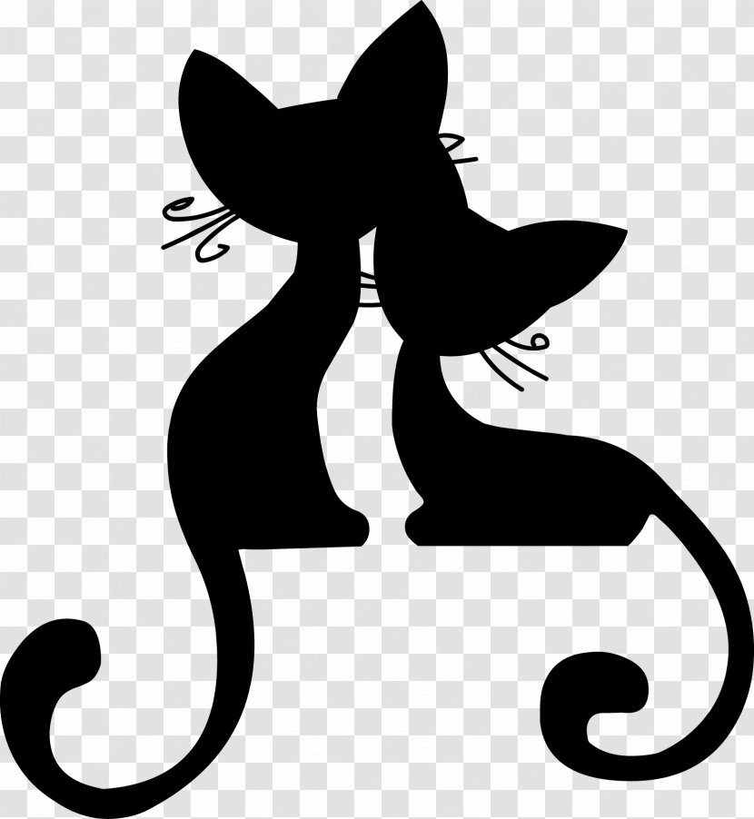 Cat Silhouette Kitten - Royaltyfree - Vector Transparent PNG