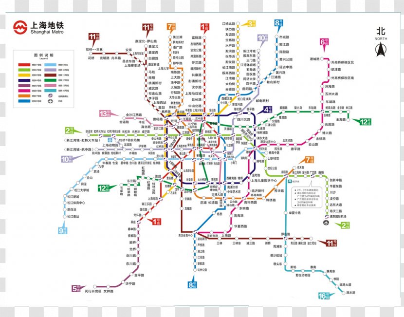 Shanghai Jiao Tong University Rapid Transit Metro Line 10 - 1 - Traffic Map Latest Transparent PNG