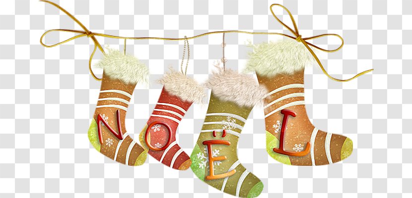 Christmas Stockings Père Noël Sock Transparent PNG