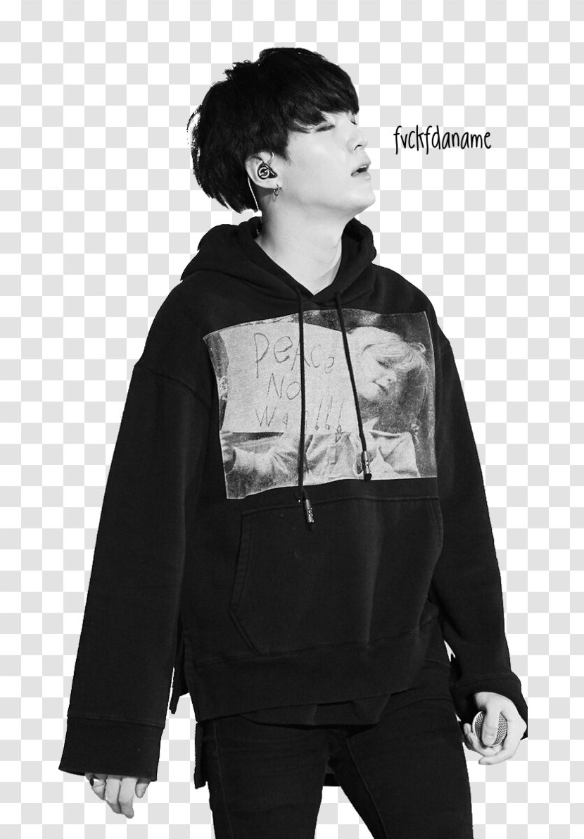 Suga Hoodie BTS Wings Sweater - Coat - Yoongi Transparent PNG