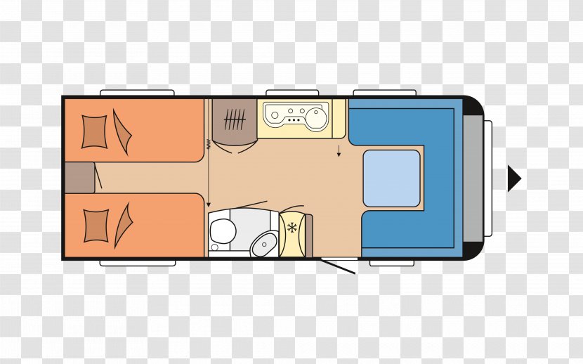 Hobby-Wohnwagenwerk Caravan Campervans Floor Plan Harald-Striewski-Straße - Camping - Excellent Transparent PNG