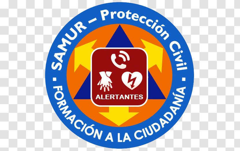 SAMUR Advanced Life Support Citizen Basic Cardiopulmonary Resuscitation - Emblem - Logo Transparent PNG