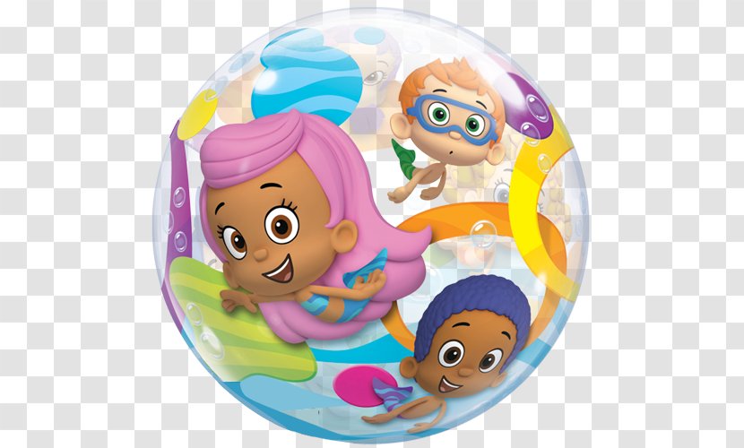 Bubble Guppies Gas Balloon Guppy Birthday - Play Transparent PNG