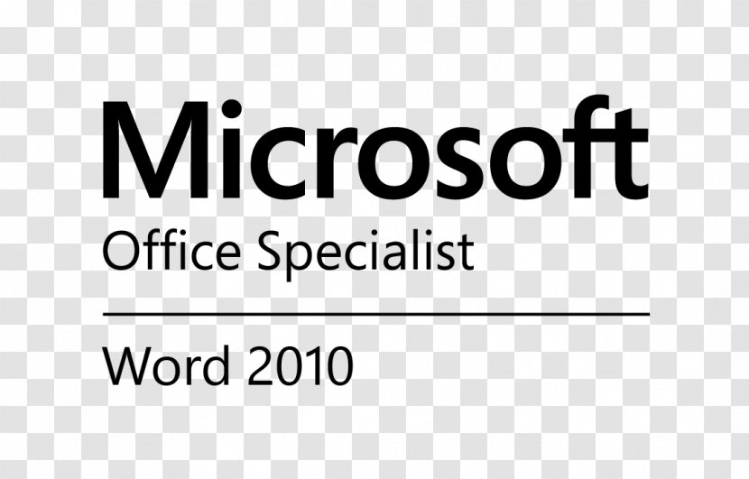 Microsoft Office Specialist 365 Word Certified Professional Transparent PNG