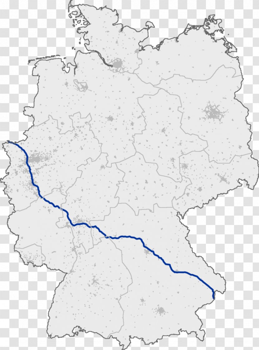 Bundesautobahn 3 66 Almanya'daki Otoyollar Controlled-access Highway - Black And White - Area Transparent PNG