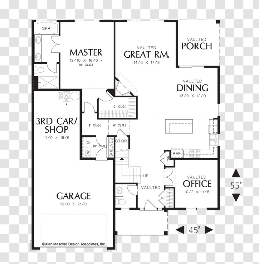 House Plan Floor - Architectural Transparent PNG