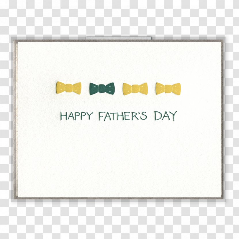 Paper Greeting & Note Cards Letterpress Printing Father's Day - Ink - Happy Fathers With Tie 2018 Transparent PNG