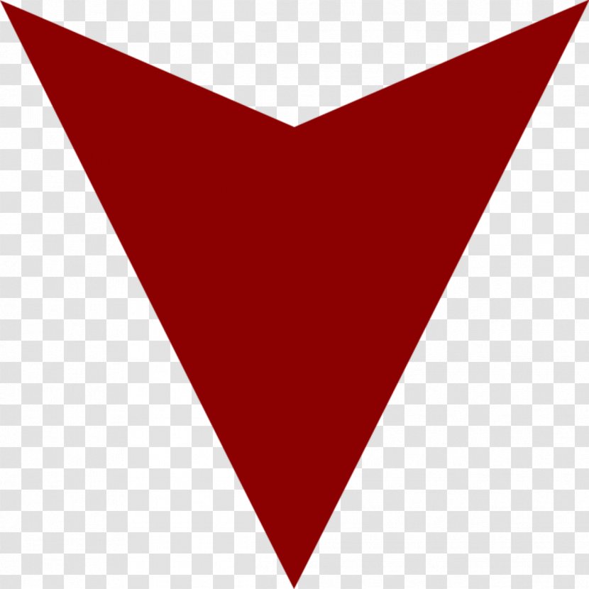 Arrow Clip Art - Triangle - Down Transparent PNG