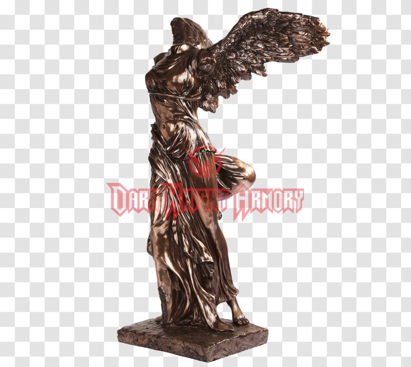 Winged Victory Of Samothrace Athena Parthenos Artemis Bronze Sculpture Classical - Nike Transparent PNG