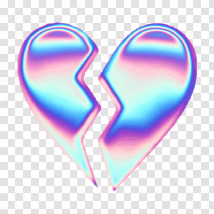 Holography Image Clip Art Video - Watercolor - Heart Transparent PNG