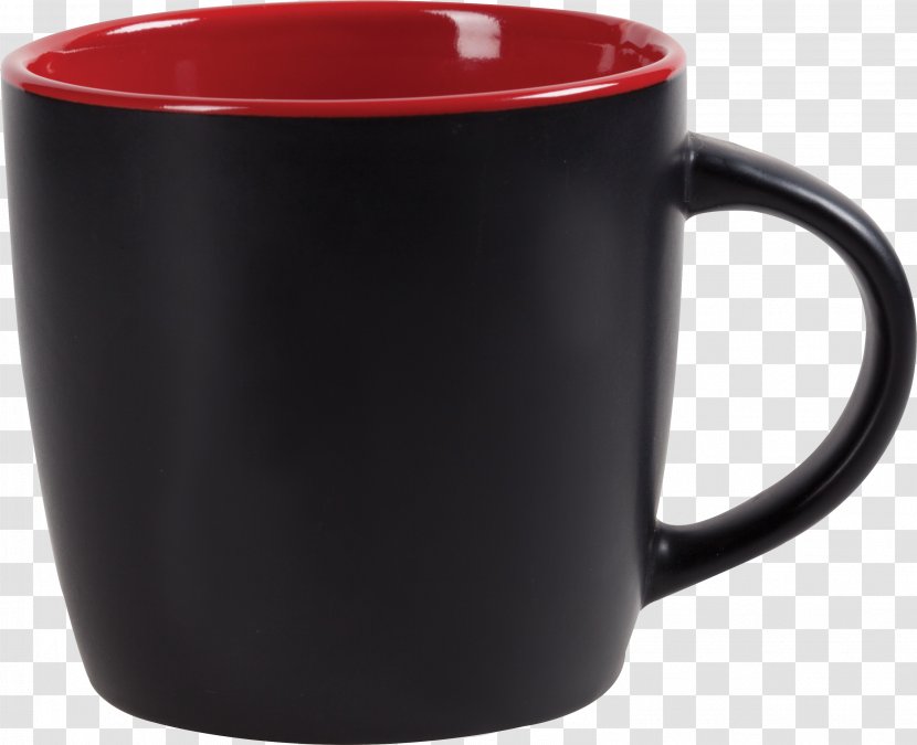 Coffee Cup Mug Ceramic Red Transparent PNG