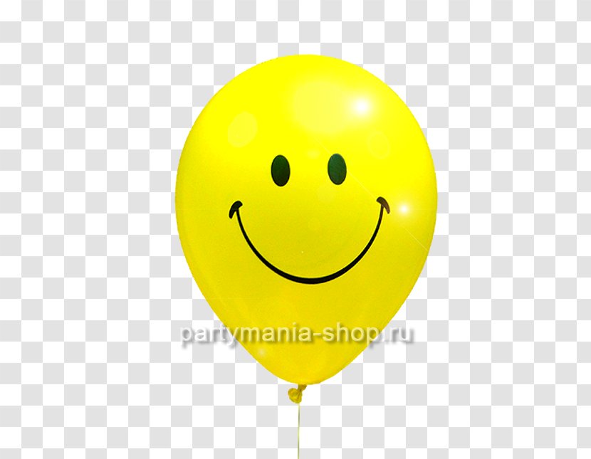 Smiley Balloon Text Messaging Font - Yellow Transparent PNG