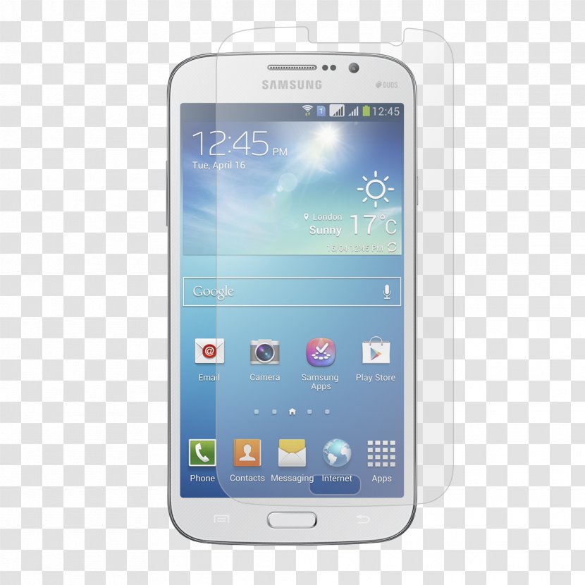 Samsung Galaxy Mega 2 Note II Telephone - Mobile Device - Foggy Glass Transparent PNG