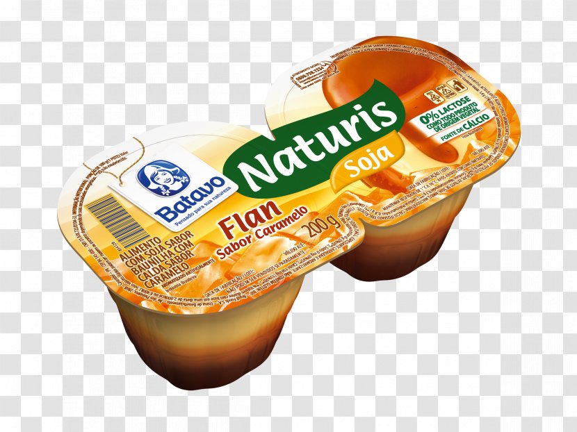 Crème Caramel Soy Milk Cream Batavo Transparent PNG