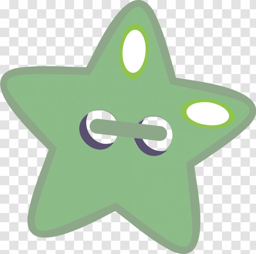 Green Cartoon Drawing - Vecteur - Star Transparent PNG