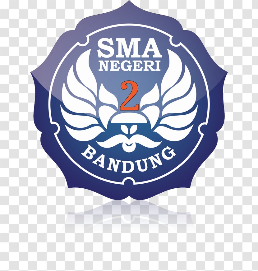 Senior High School 2 Bandung Logo 1 - Blue Transparent PNG
