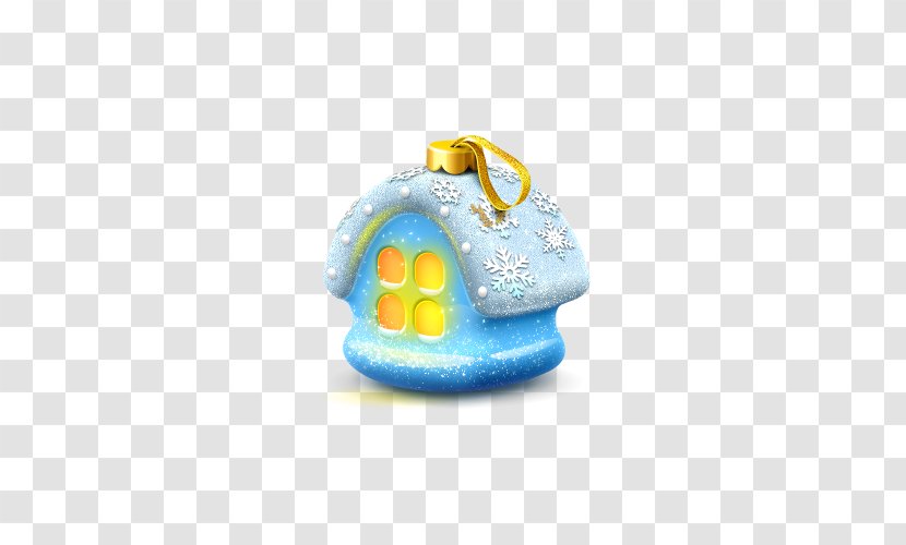 House Villa Building Icon - Accommodation - Christmas Decoration Blue Cabin Transparent PNG