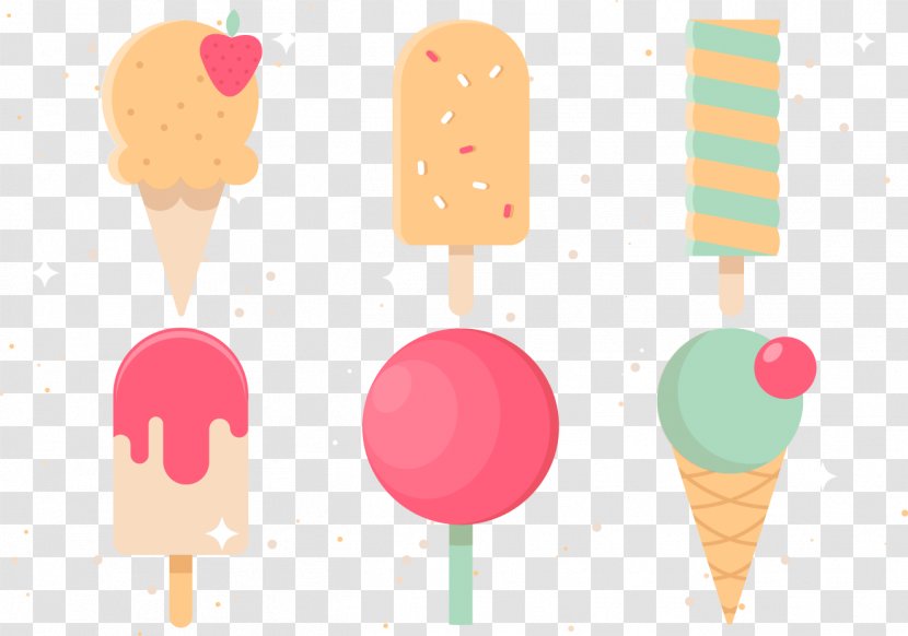 Strawberry Ice Cream Soft Drink Cone - Features Cold Transparent PNG