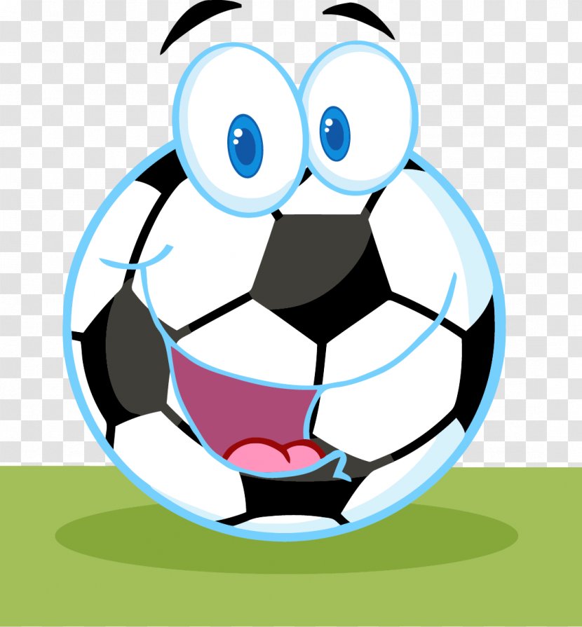 Cartoon Football Player - Soccer Ball Transparent PNG