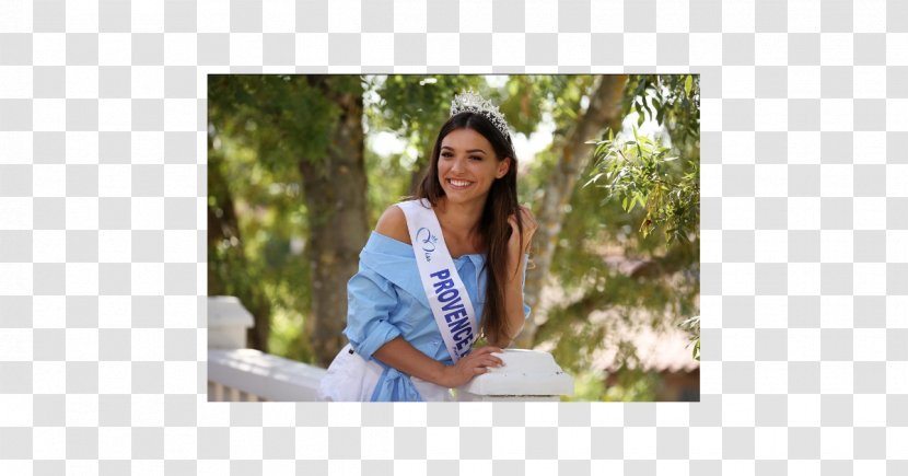 Miss France 2018 Provence Albania Martinique - Watercolor - Frame Transparent PNG