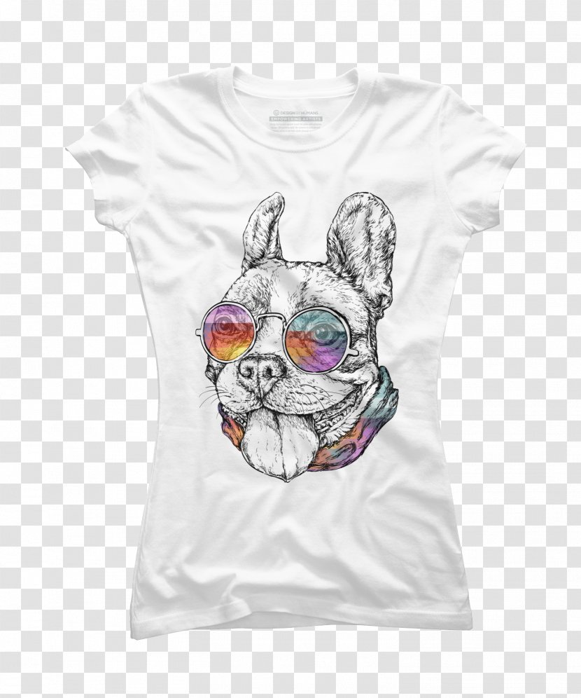 T-shirt Hoodie Clothing Design By Humans - Tree - French Bulldog Yoga Transparent PNG
