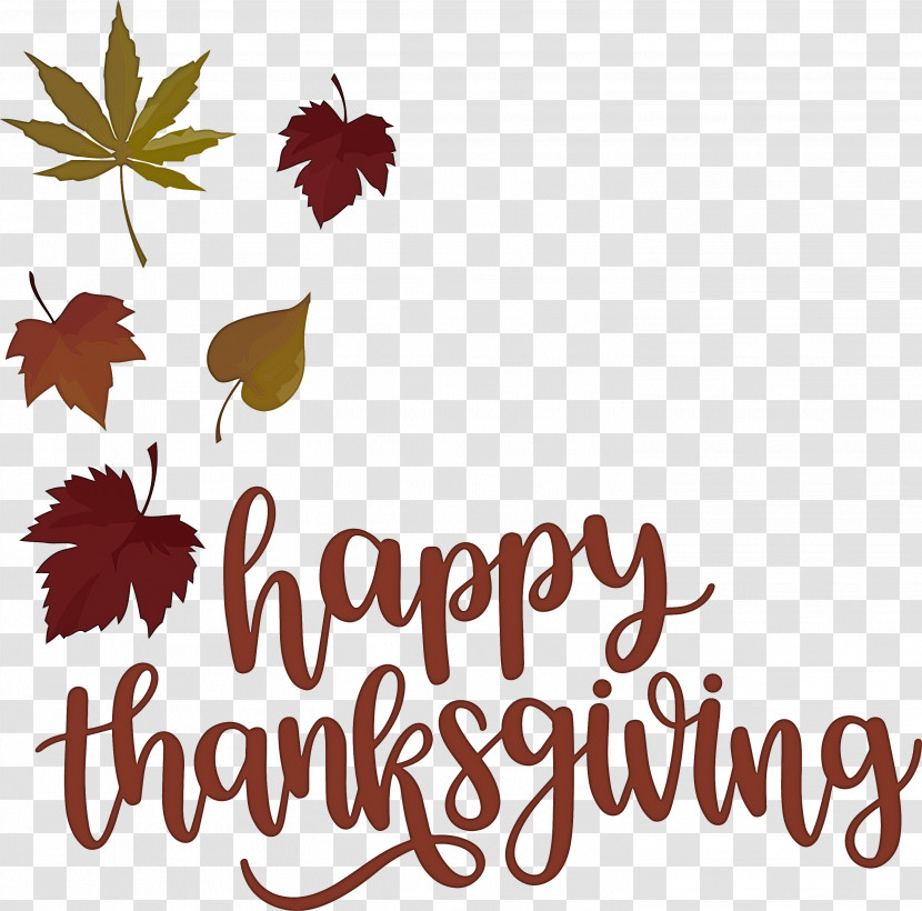 Happy Thanksgiving Autumn Fall Transparent PNG