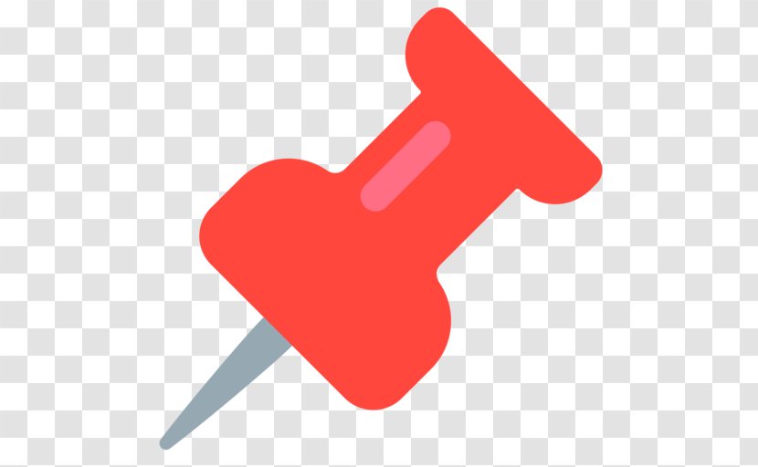 Drawing Pin Emoji Stapler Clip Art - Heart Transparent PNG