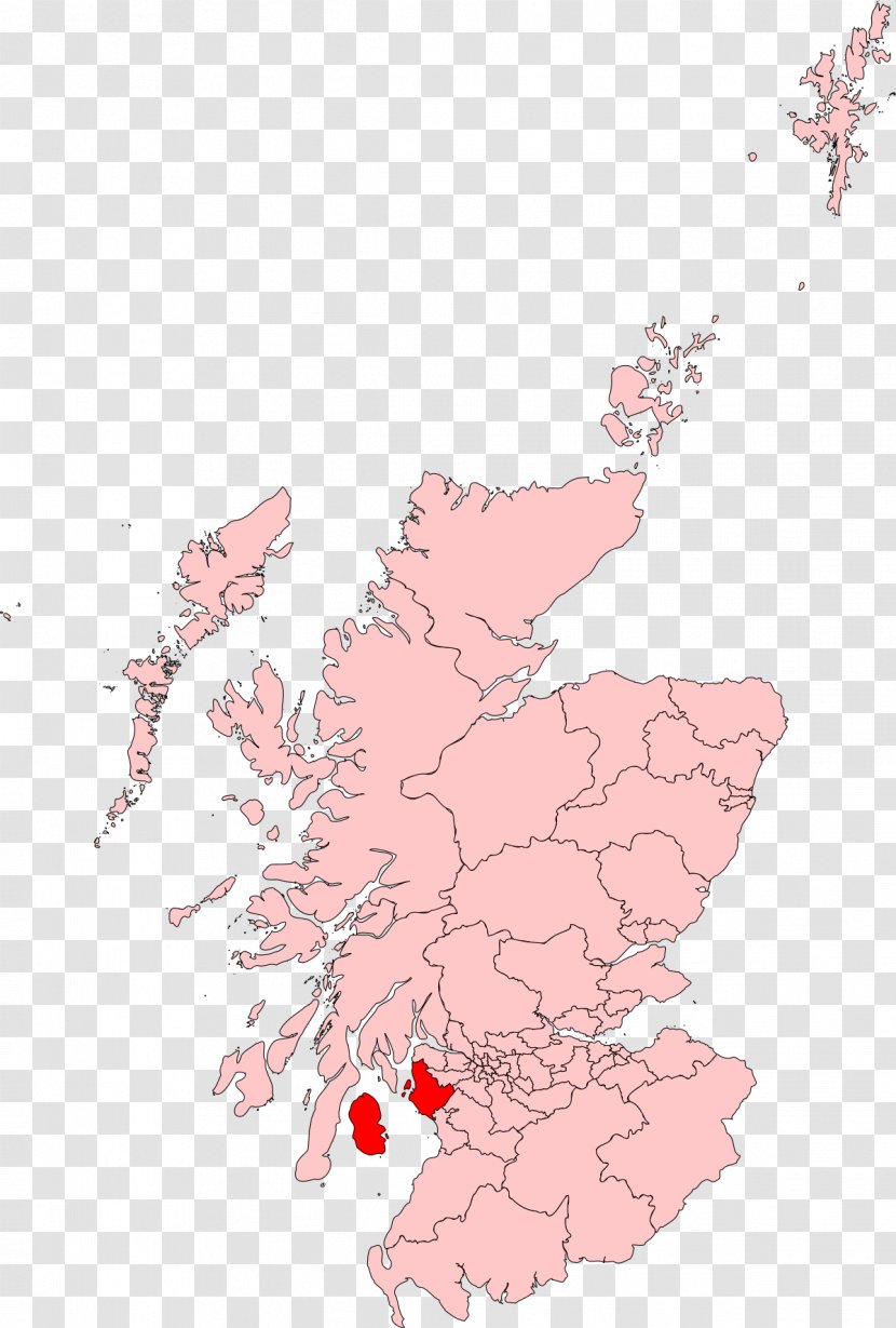 Scotland Banff And Buchan Ayr, Carrick Cumnock Map Paisley Renfrewshire North Transparent PNG