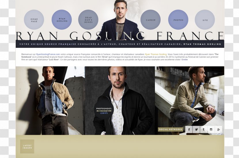 France Photography Photo Shoot Public Relations Fashion - Session - Ryan Gosling Transparent PNG