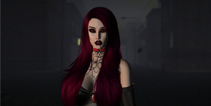 Human Hair Color Black Long Brown Fashion - Cartoon - Vampires Transparent PNG