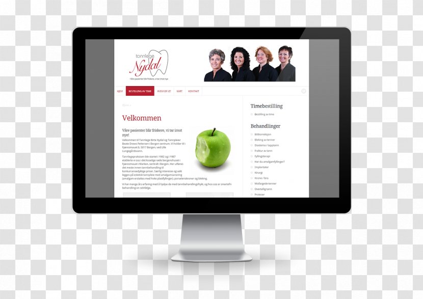 Responsive Web Design Development Page - Dentist Transparent PNG