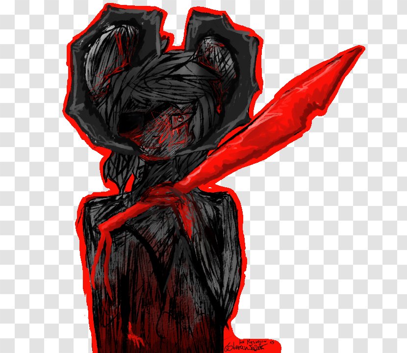 Demon Cartoon Blood Legendary Creature - Red Transparent PNG