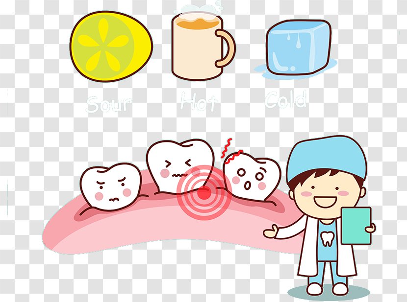 Tooth Dentistry Cartoon Illustration - Silhouette - Dentist Teeth Transparent PNG