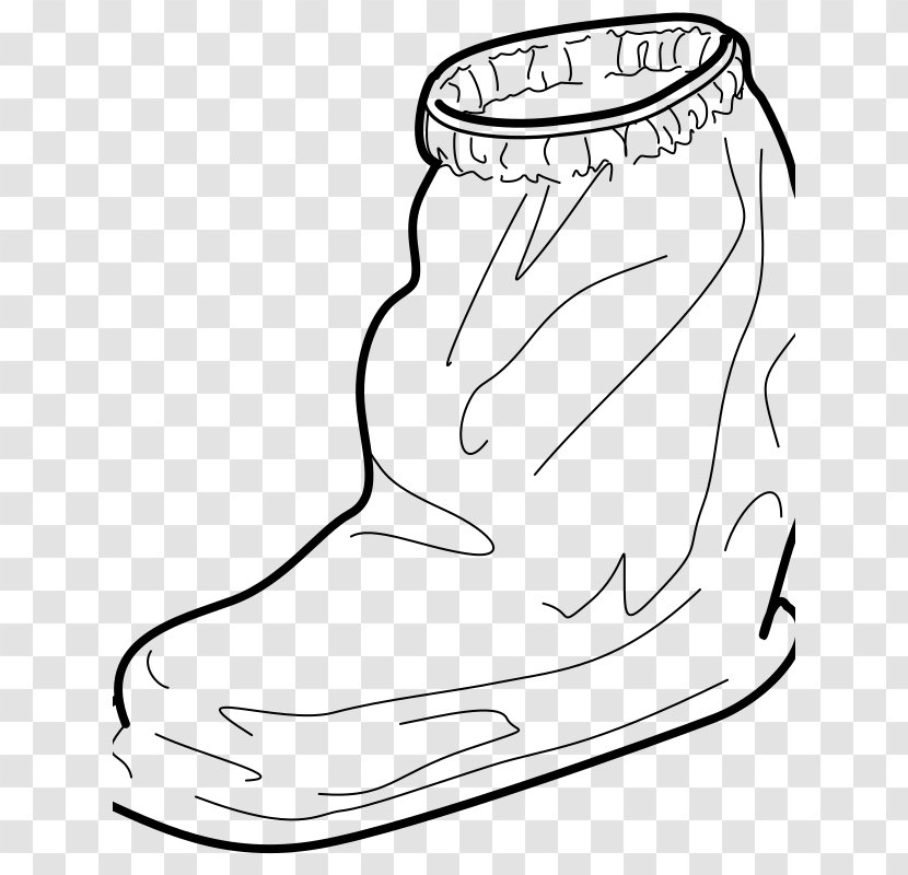 Black And White Drawing Line Art Clip - Tree - Boot Transparent PNG