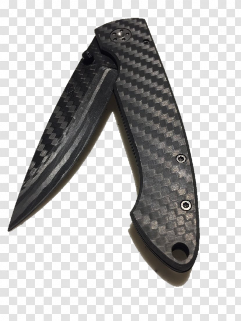 Hunting & Survival Knives Knife Utility Felt Blade - Hardware - Carbon Fiber Transparent PNG