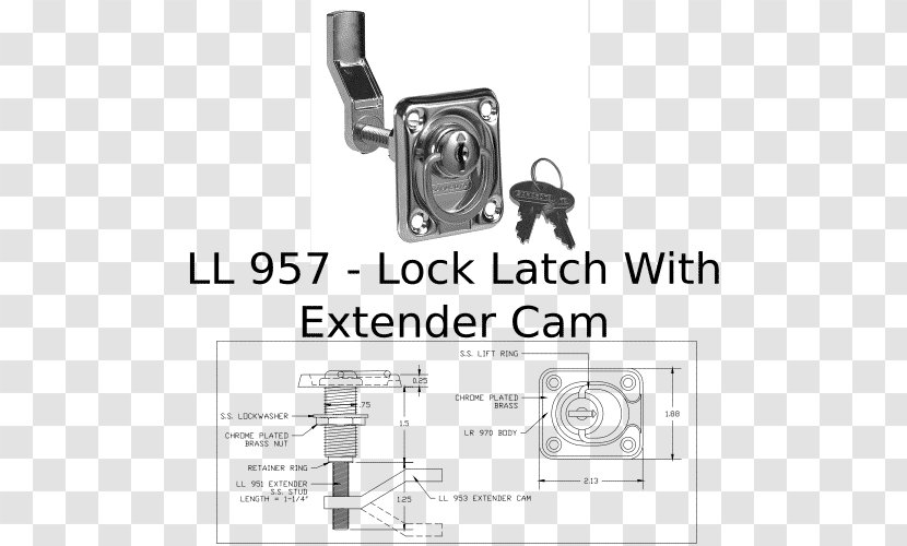 Latch Lock Cam Door Boat Transparent PNG