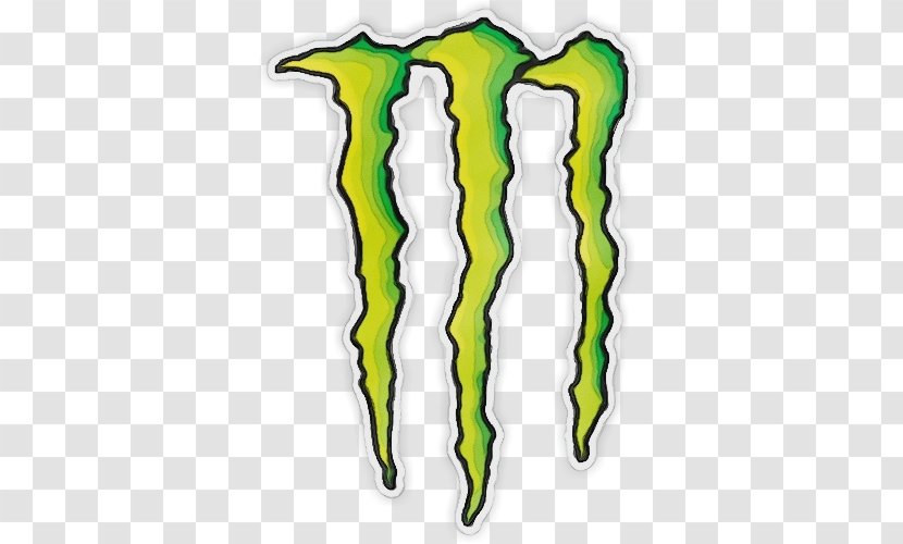 Monster Energy Logo - Green Rockstar Transparent PNG