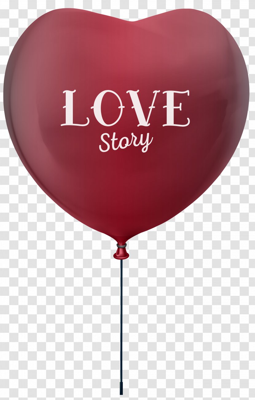 Balloon Download Clip Art - Love Story Heart Image Transparent PNG