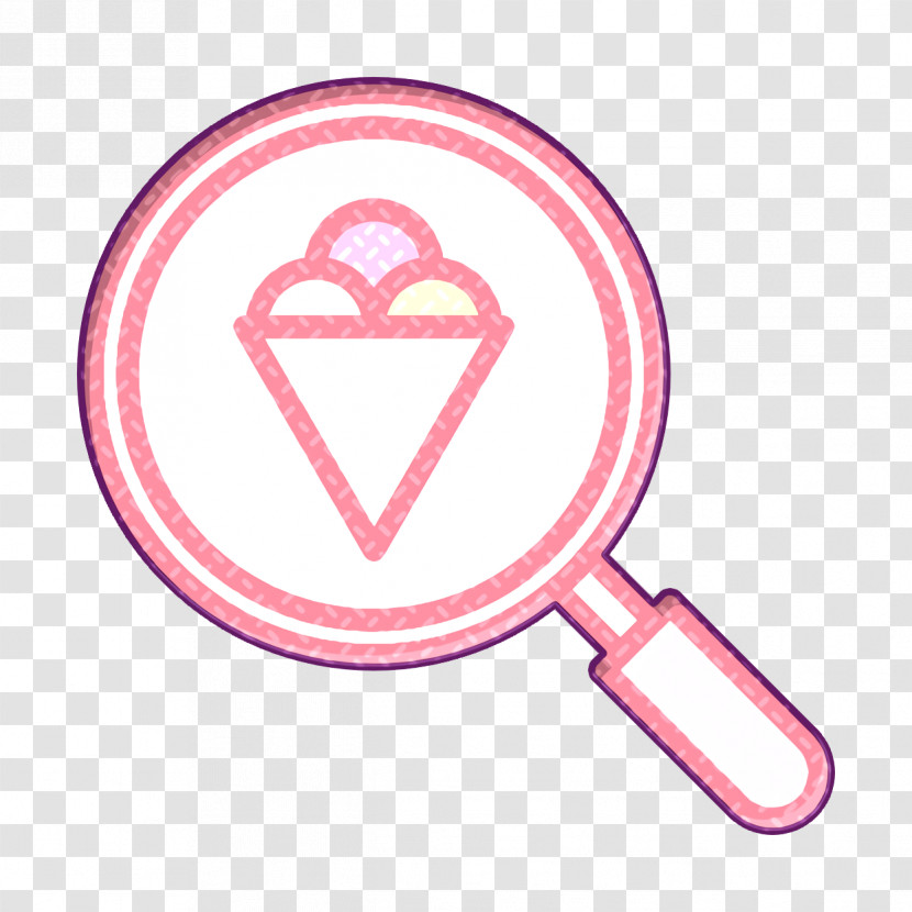 Search Icon Food And Restaurant Icon Ice Cream Icon Transparent PNG
