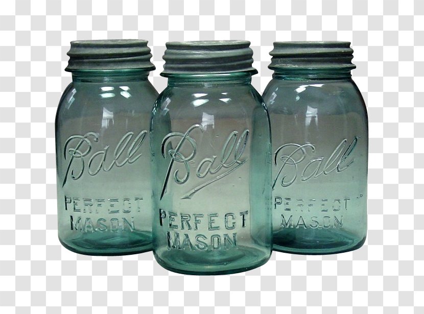 Glass Bottle Mason Jar Water Transparent PNG