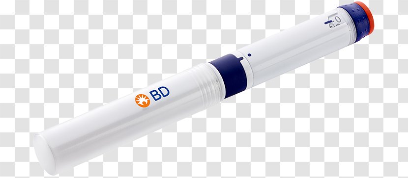 Ballpoint Pen Autoinjector Syringe Becton Dickinson - Intuition - Drug-delivery Transparent PNG